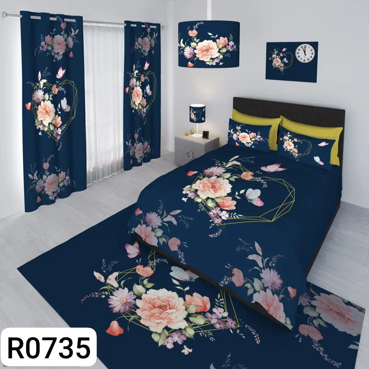 ست رو تختی مدرن کد R0735 - 1