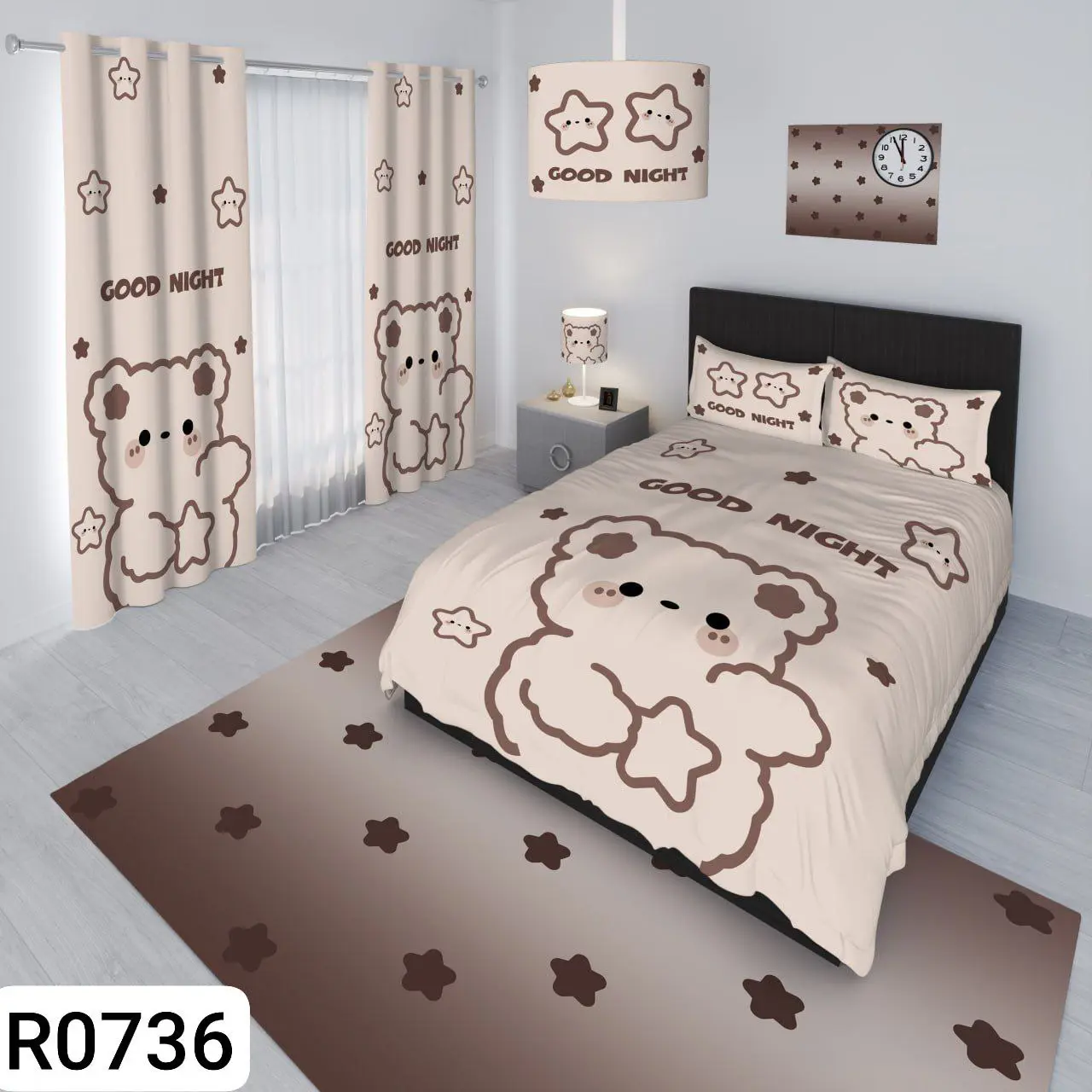 ست رو تختی خرس کد R0736 - 1