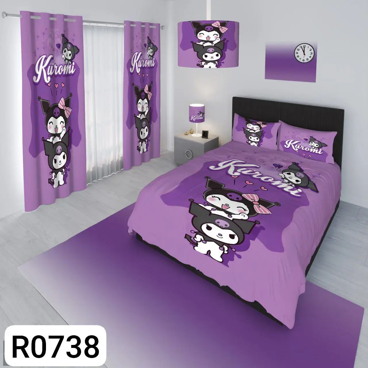 ست رو تختی کرومی کد R0738 - 1