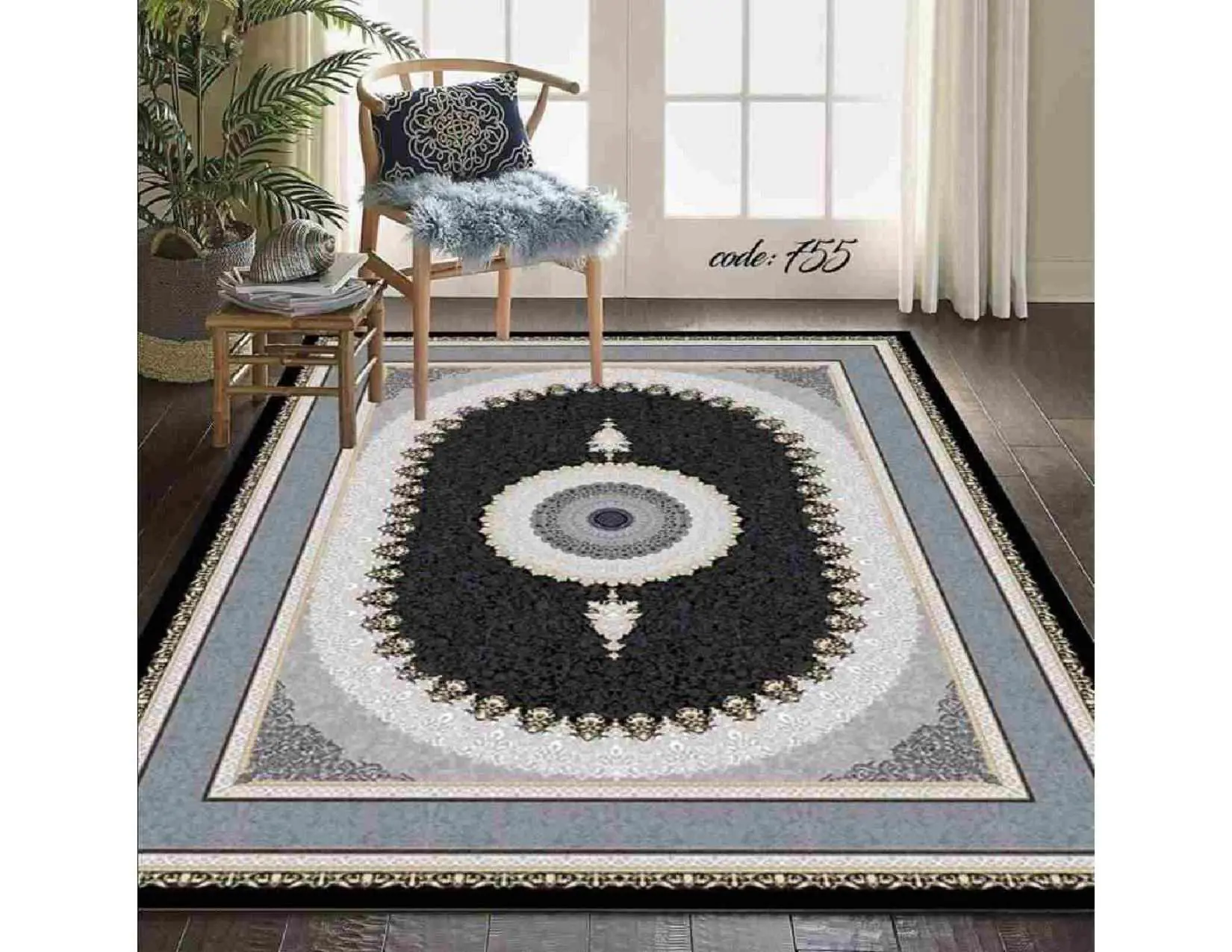 روفرشی کشدار مخمل شانل کد A755 - 1