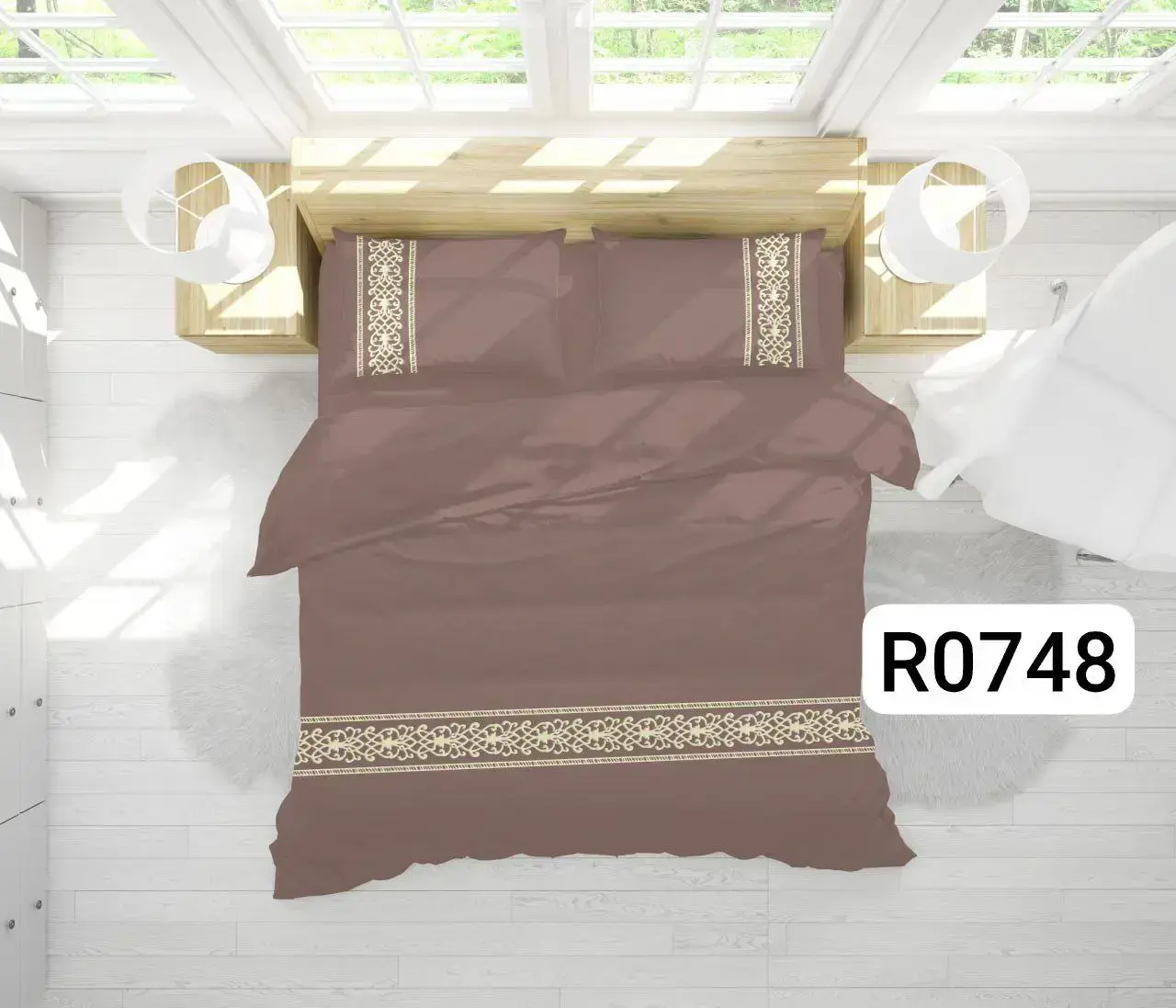 ست رو تختی مدرن کد R0748 - 1