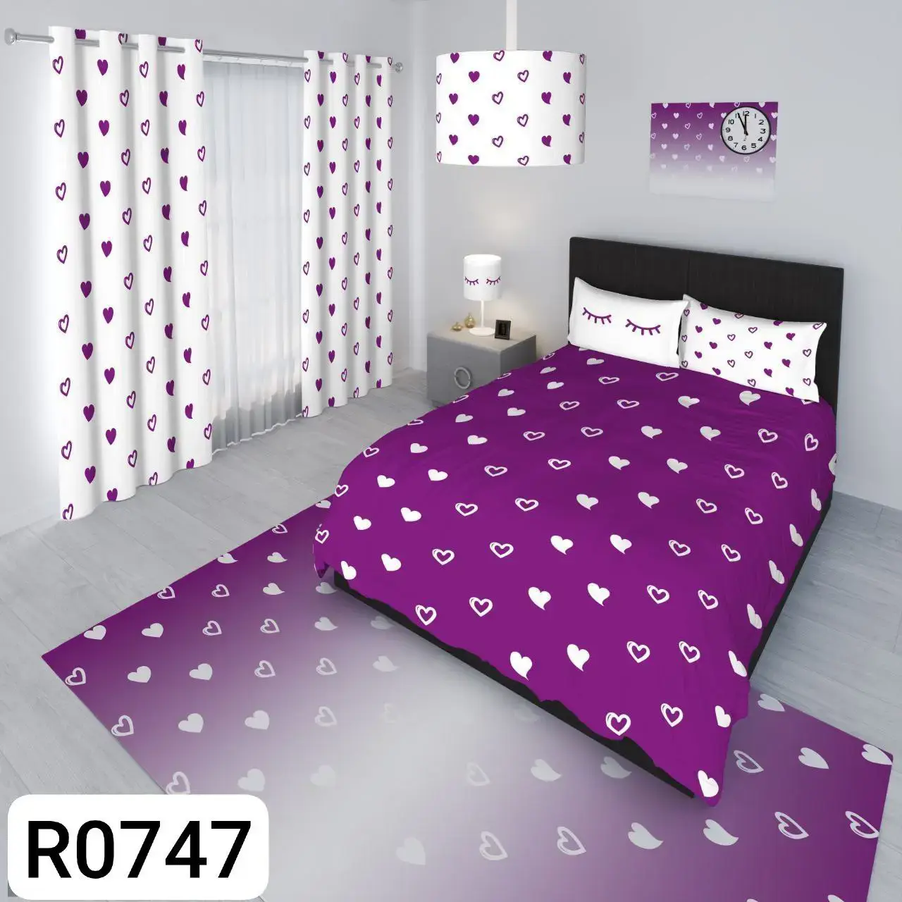 ست رو تختی مدرن کد R0747 - 1