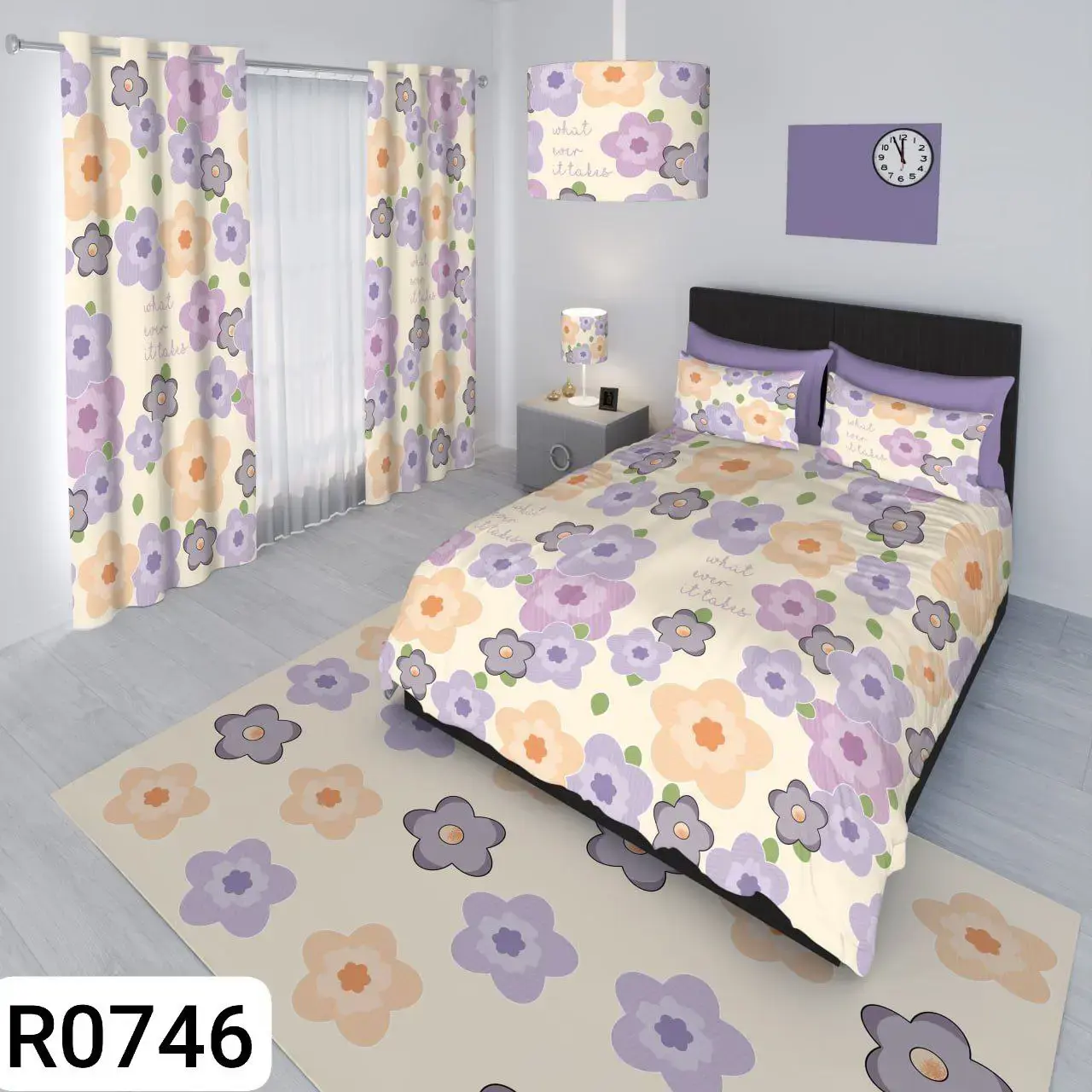 ست رو تختی مدرن کد R0746 - 1