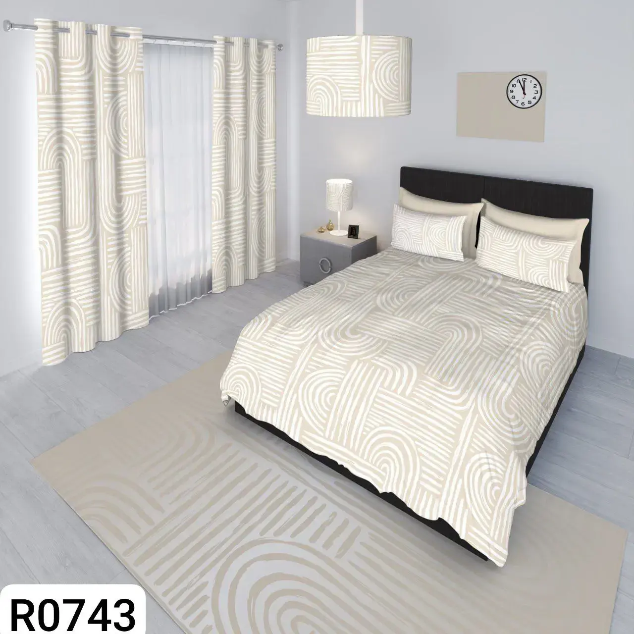ست رو تختی مدرن کد R0743 - 1