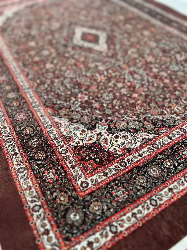 فرشینه ترمزدار و ریشه‌دار طرح سارا کد C697 - 1