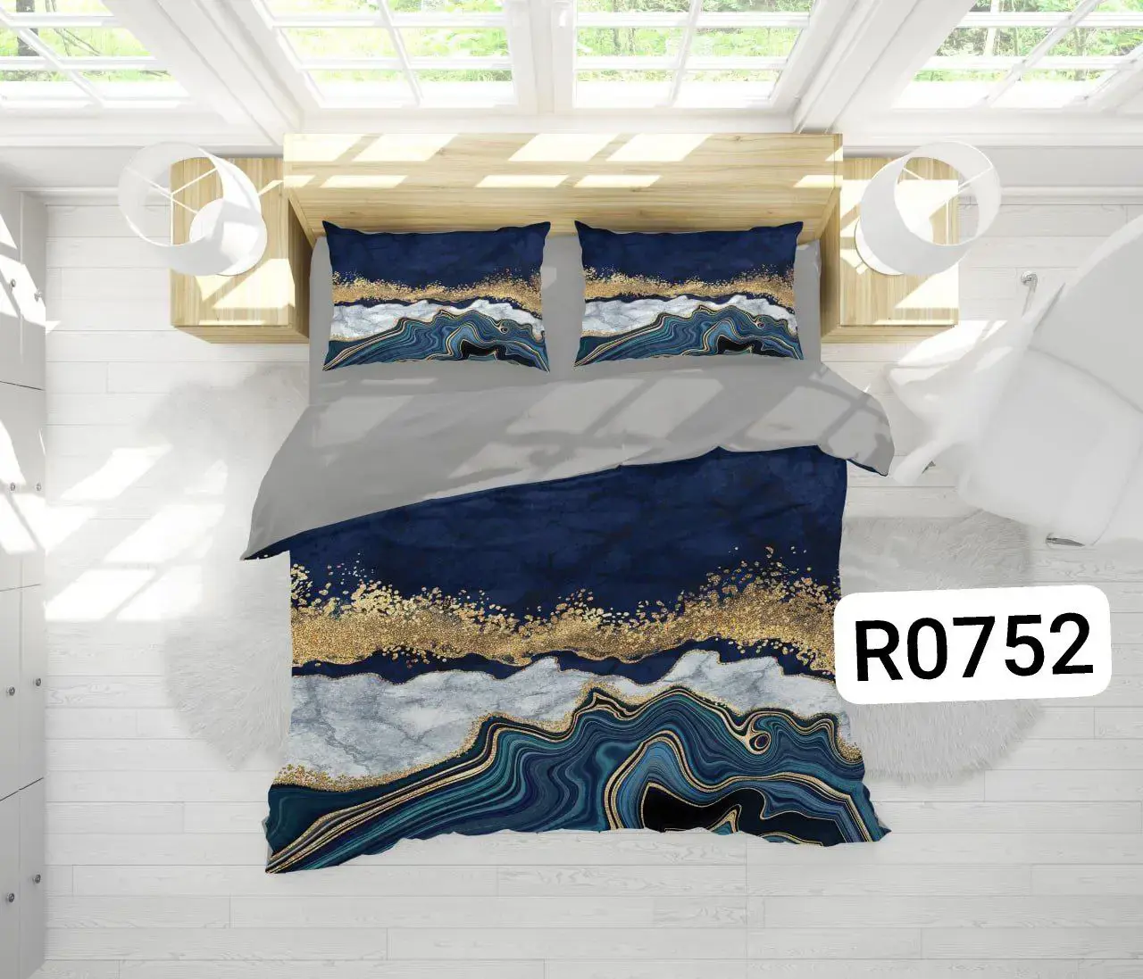 ست رو تختی مدرن کد R0752 - 1