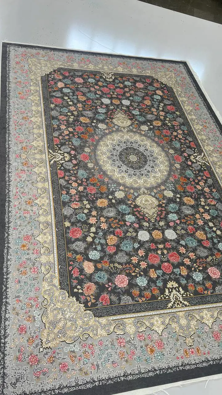 روفرشی کشدار مخمل شانل کد A665 - 1