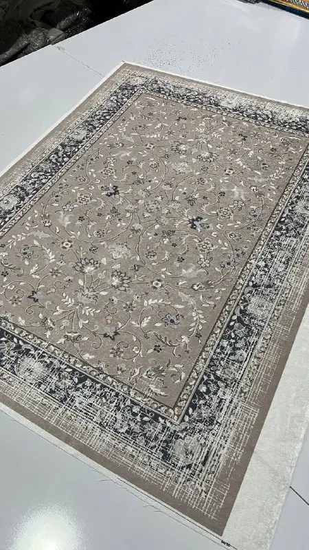  فرشینه ترمزدار و ریشه‌دار مدل «نگار» کد A645 - 1