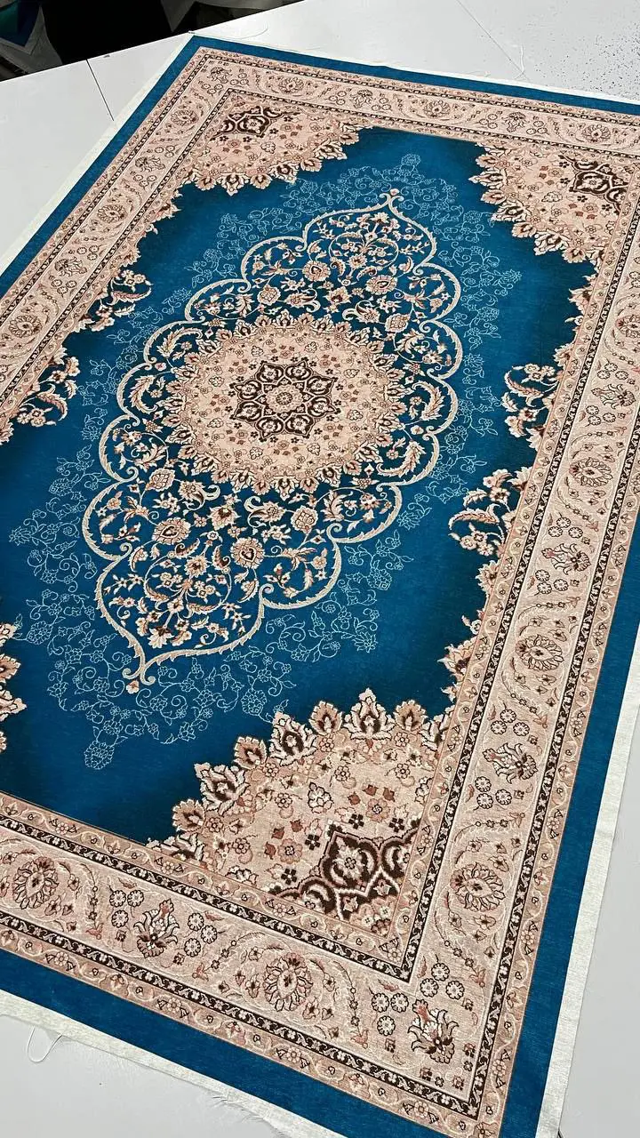  فرشینه ترمزدار و ریشه‌دار مدل «مائده» کد A635  - 1