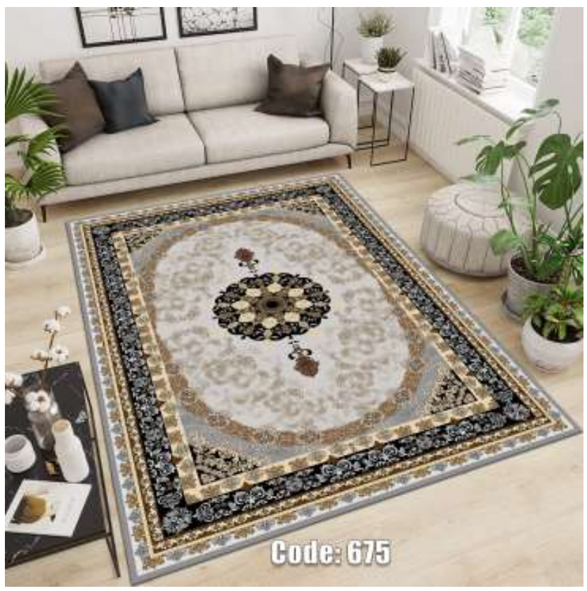 روفرشی کشدار مخمل شانل کد C675 - 1
