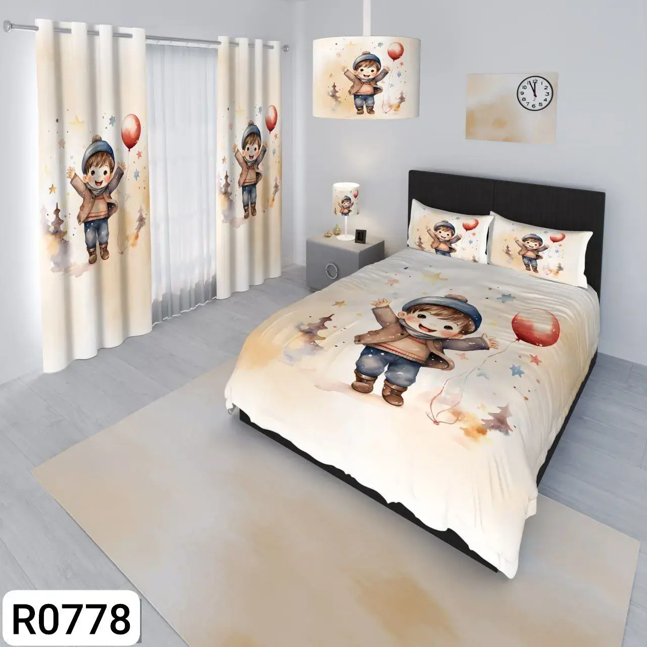 ست رو تختی پسر کد R0778 - 1