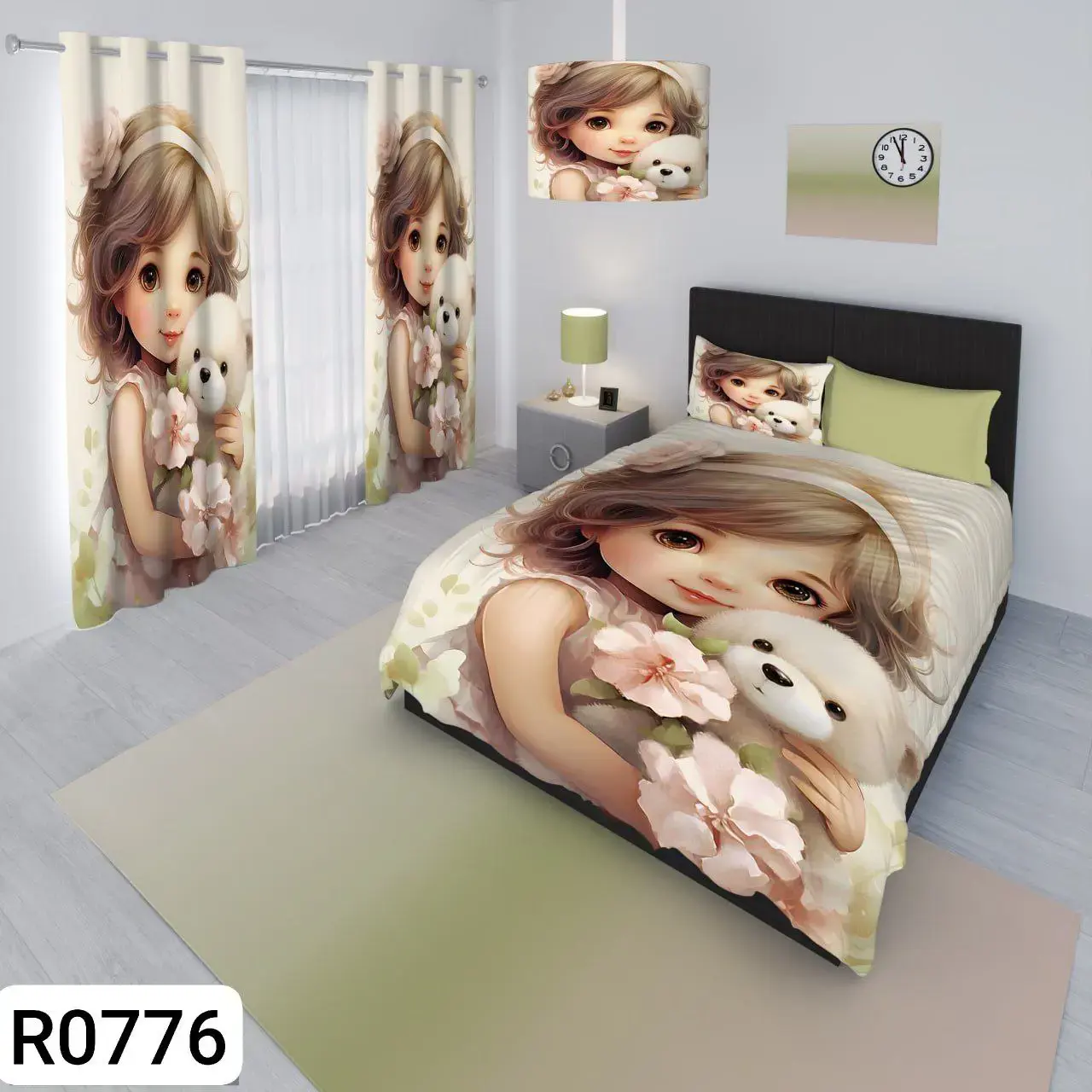 ست رو تختی دختر کد R0776 - 1