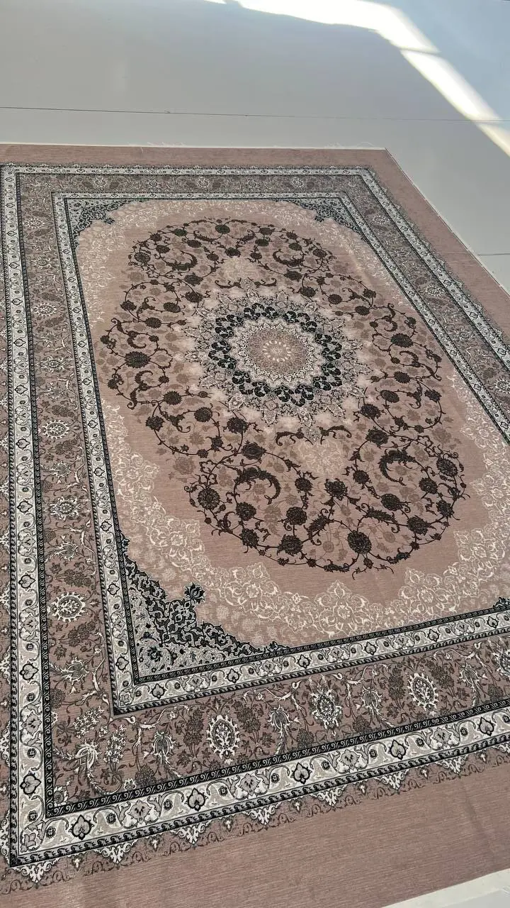 فرشینه ترمزدار و ریشه‌دار طرح آیدا کد A577 - 1