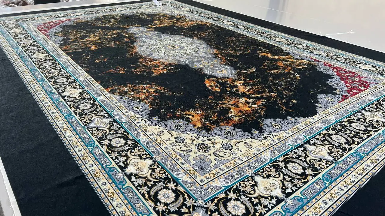 فرشینه ترمزدار و ریشه‌دار طرح پریا کد A231 - 1