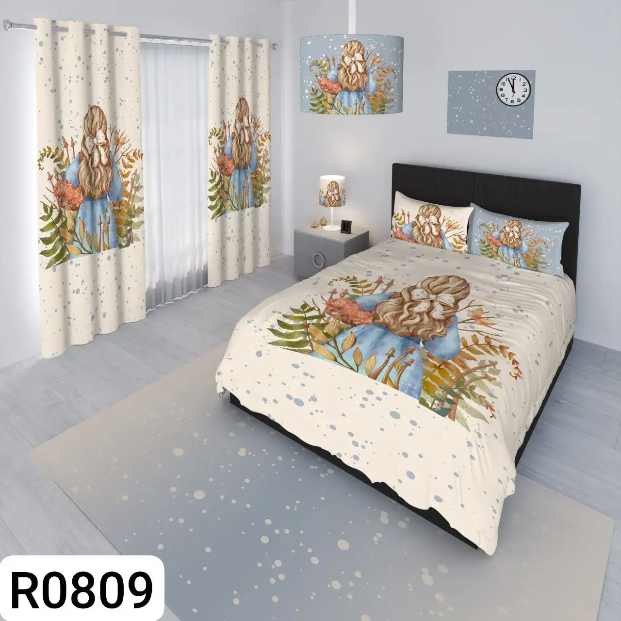 ست رو تختی دختر کد R0809 - 1