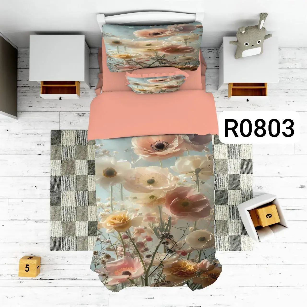 ست رو تختی مدرن کد R0804 - 1