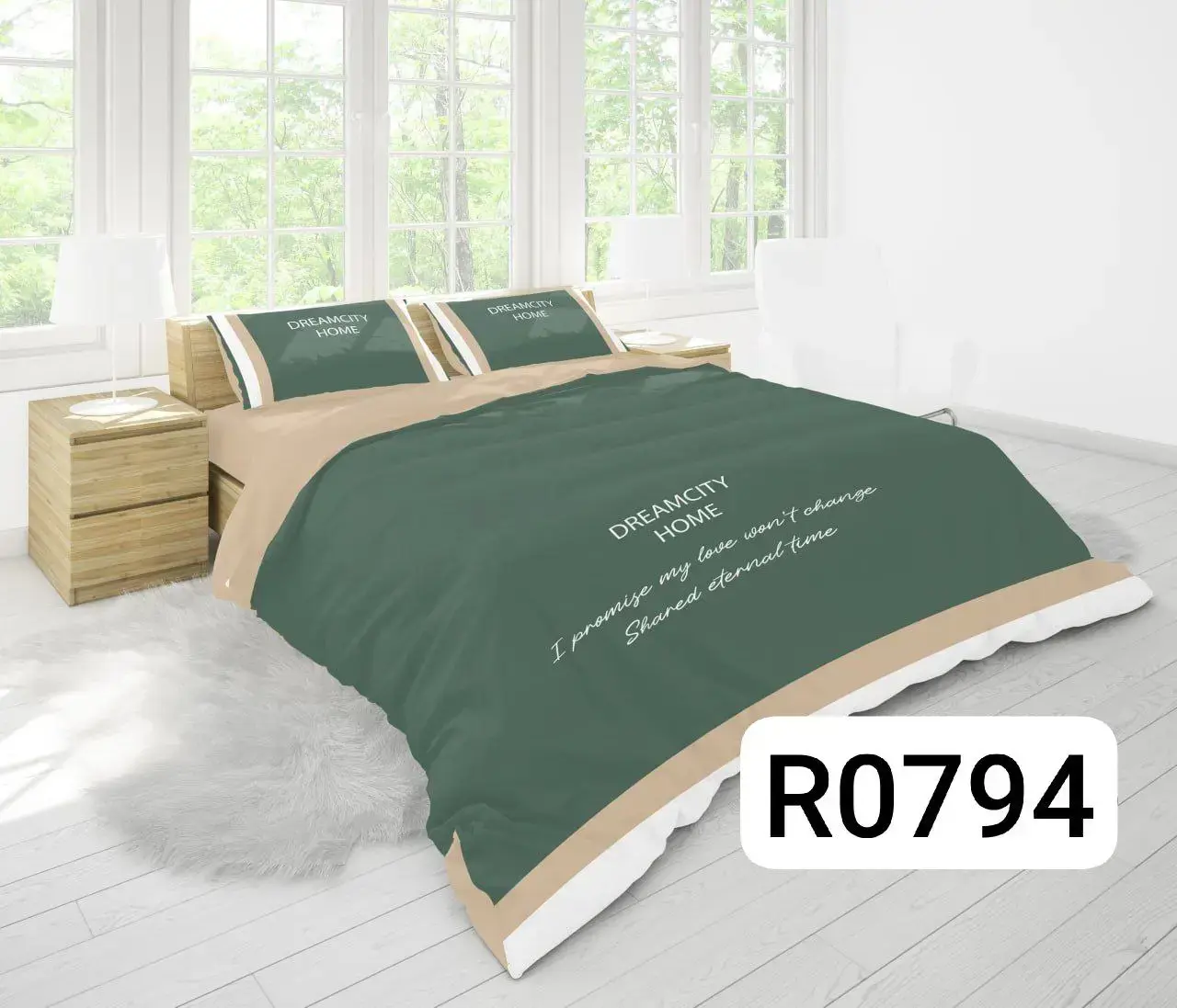 ست رو تختی مدرن کد R0794 - 1