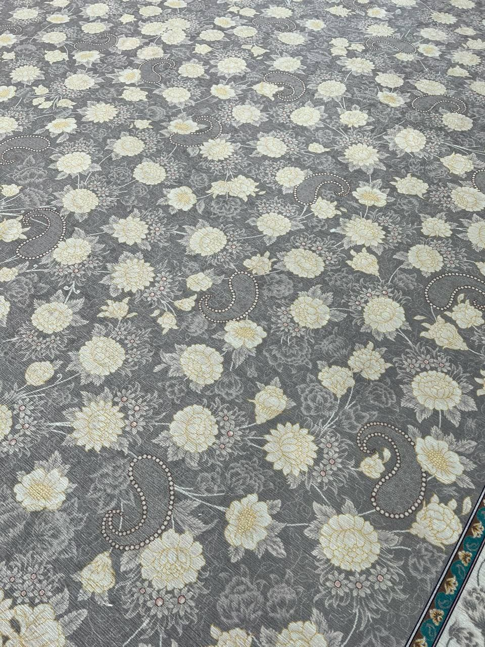 فرشینه ترمزدار و ریشه‌دار طرح نگار کد C654 - 1