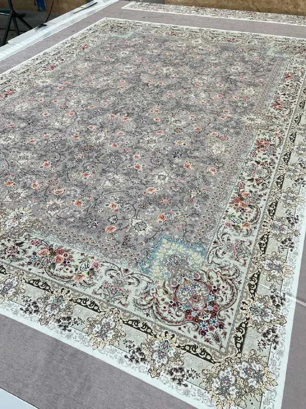 فرشینه ترمزدار و ریشه‌دار طرح یلدا کد C635 - 1