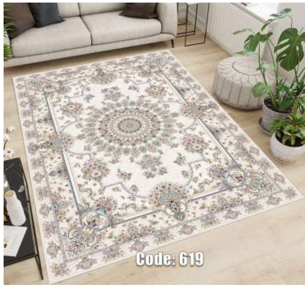 فرشینه ترمزدار و ریشه دار کد C619 - 1