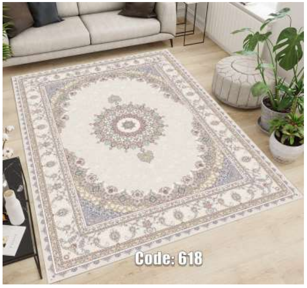 فرشینه ترمزدار و ریشه دار کد C618 - 1