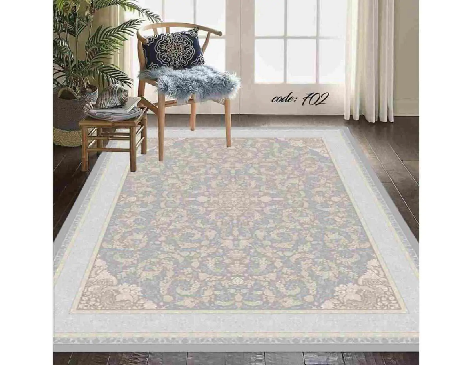 فرشینه ترمزدار و ریشه دار کد A702 - 1