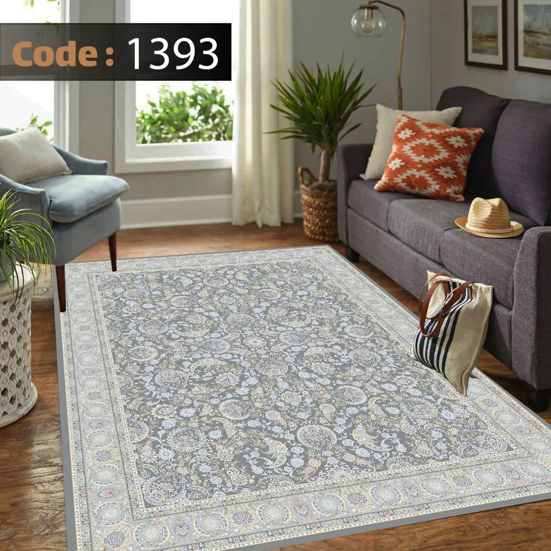 روفرشی کشدار کرم و طوسی B1393 - 1
