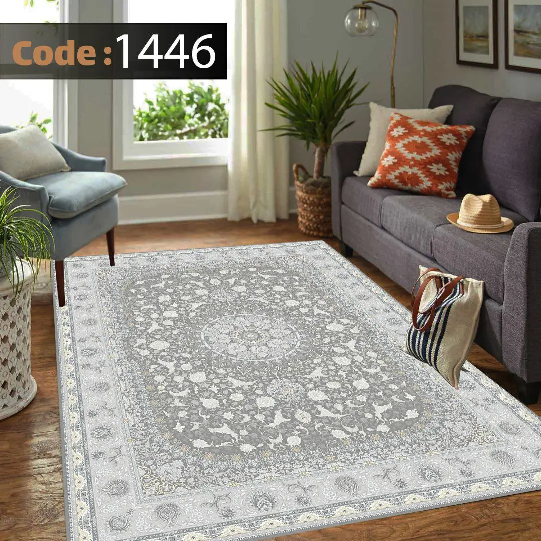 روفرشی کشدار کرم و طوسی B1446 - 1