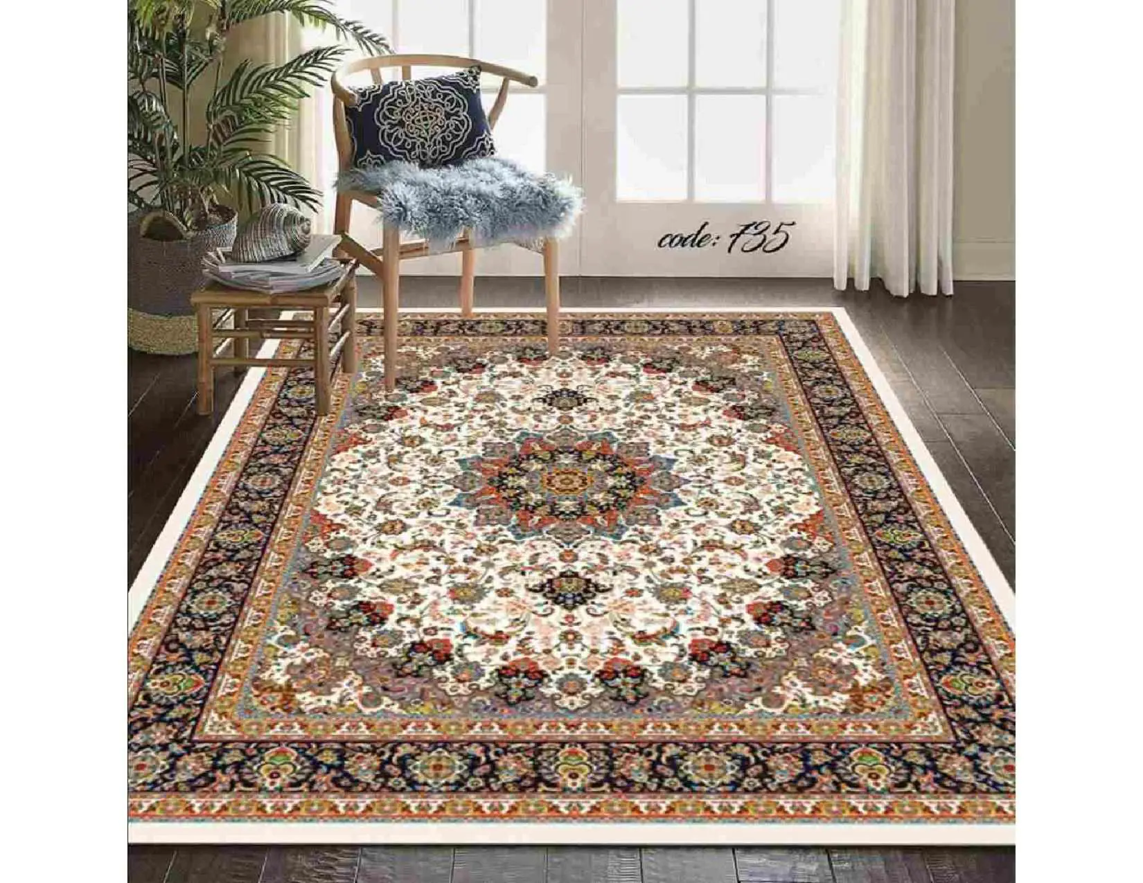 فرشینه ترمزدار و ریشه دار کد A735 - 1