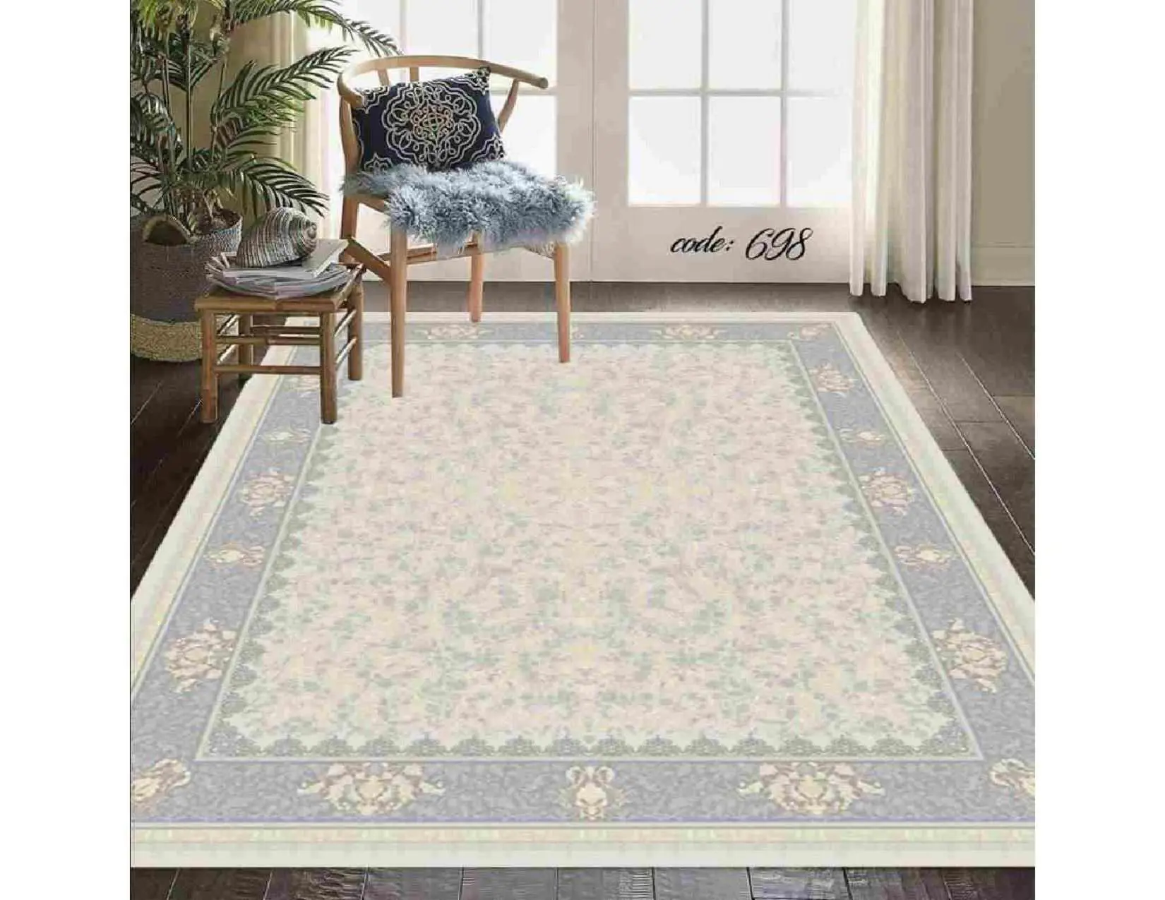 فرشینه ترمزدار و ریشه دار کد A698 - 1