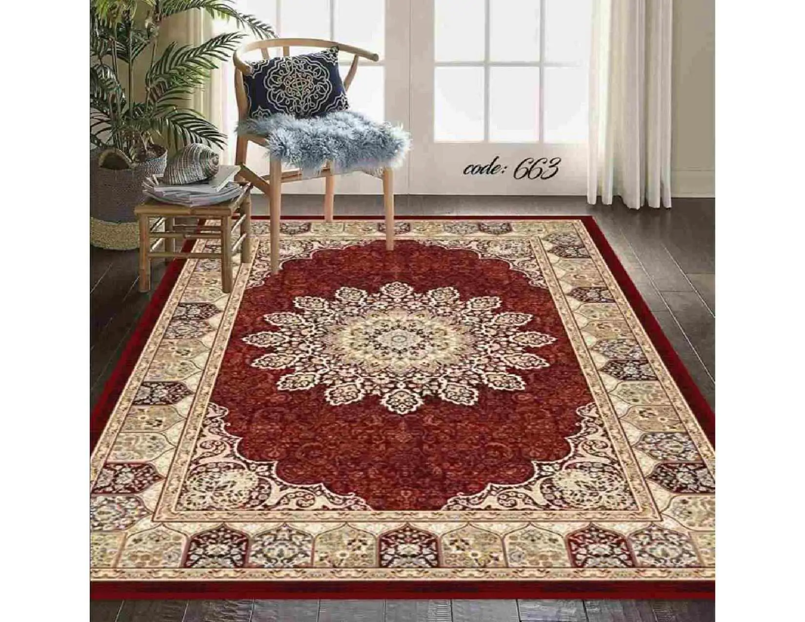 فرشینه ترمزدار و ریشه دار کد A663 - 1