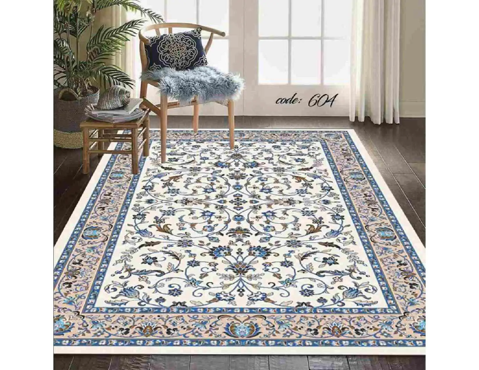 فرشینه ترمزدار و ریشه دار کد A604 - 1