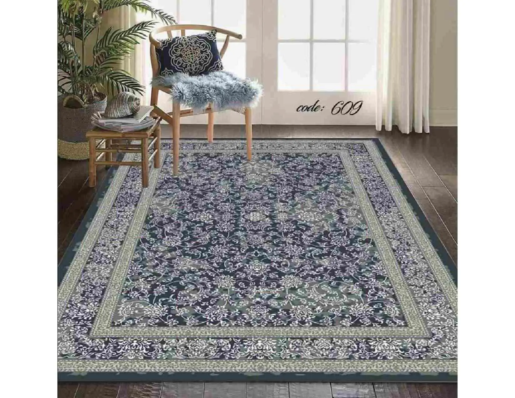فرشینه ترمزدار و ریشه دار کد A609 - 1