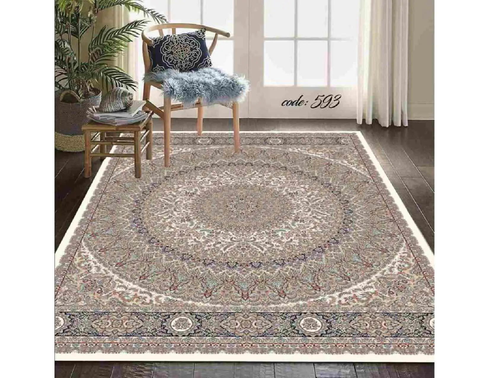 فرشینه ترمزدار و ریشه دار کد A593 - 1