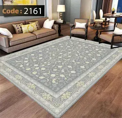 فرشینه ترمزدار طوسی و کرم طلایی | کد B2161 - 1