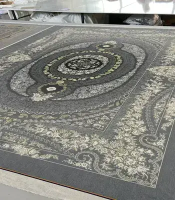 روفرشی کشدار مخمل شانل تراکم بالا (کاور فرش) کد A456 - 1