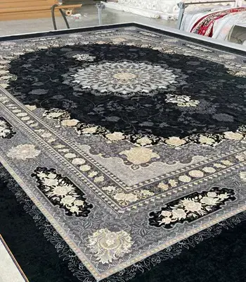 روفرشی کشدار مخمل شانل تراکم بالا (کاور فرش) کد A527 - 1