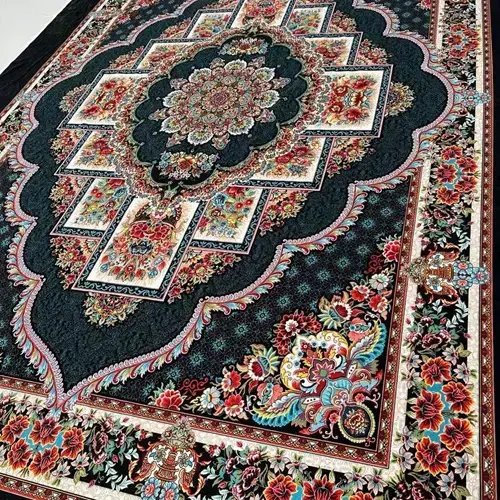 روفرشی کشدار مخمل شانل تراکم بالا (کاور فرش) کد A296 - 1