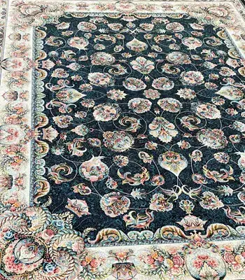 روفرشی کشدار مخمل شانل تراکم بالا (کاور فرش) کد A247 - 1