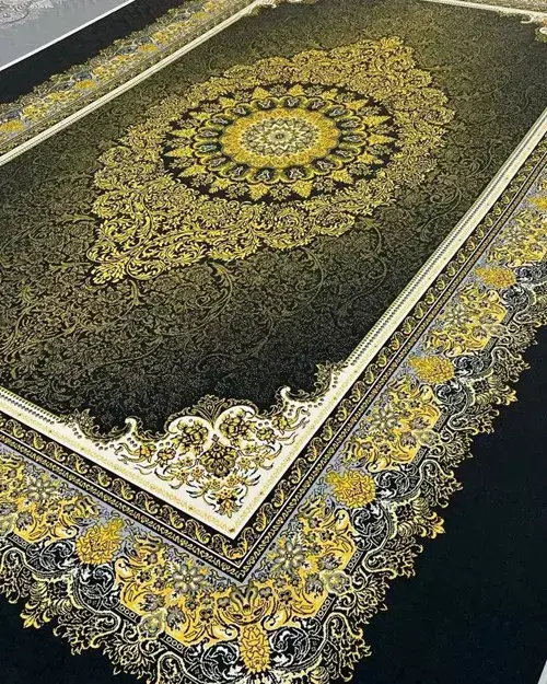 روفرشی کشدار مخمل شانل تراکم بالا (کاور فرش) کد A405 - 1