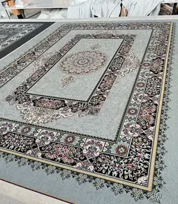 روفرشی کشدار مخمل شانل تراکم بالا (کاور فرش) کد A536 - 1