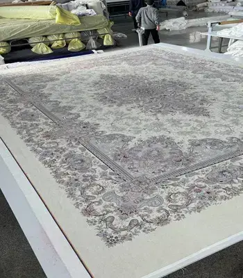 روفرشی کشدار مخمل شانل تراکم بالا (کاور فرش) کد A572 - 1