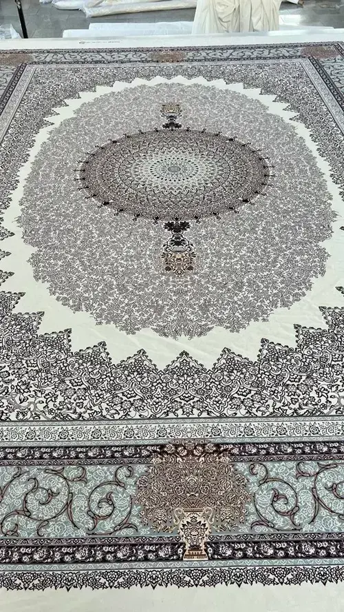 روفرشی کشدار مخمل شانل تراکم بالا (کاور فرش) کد A463 - 1