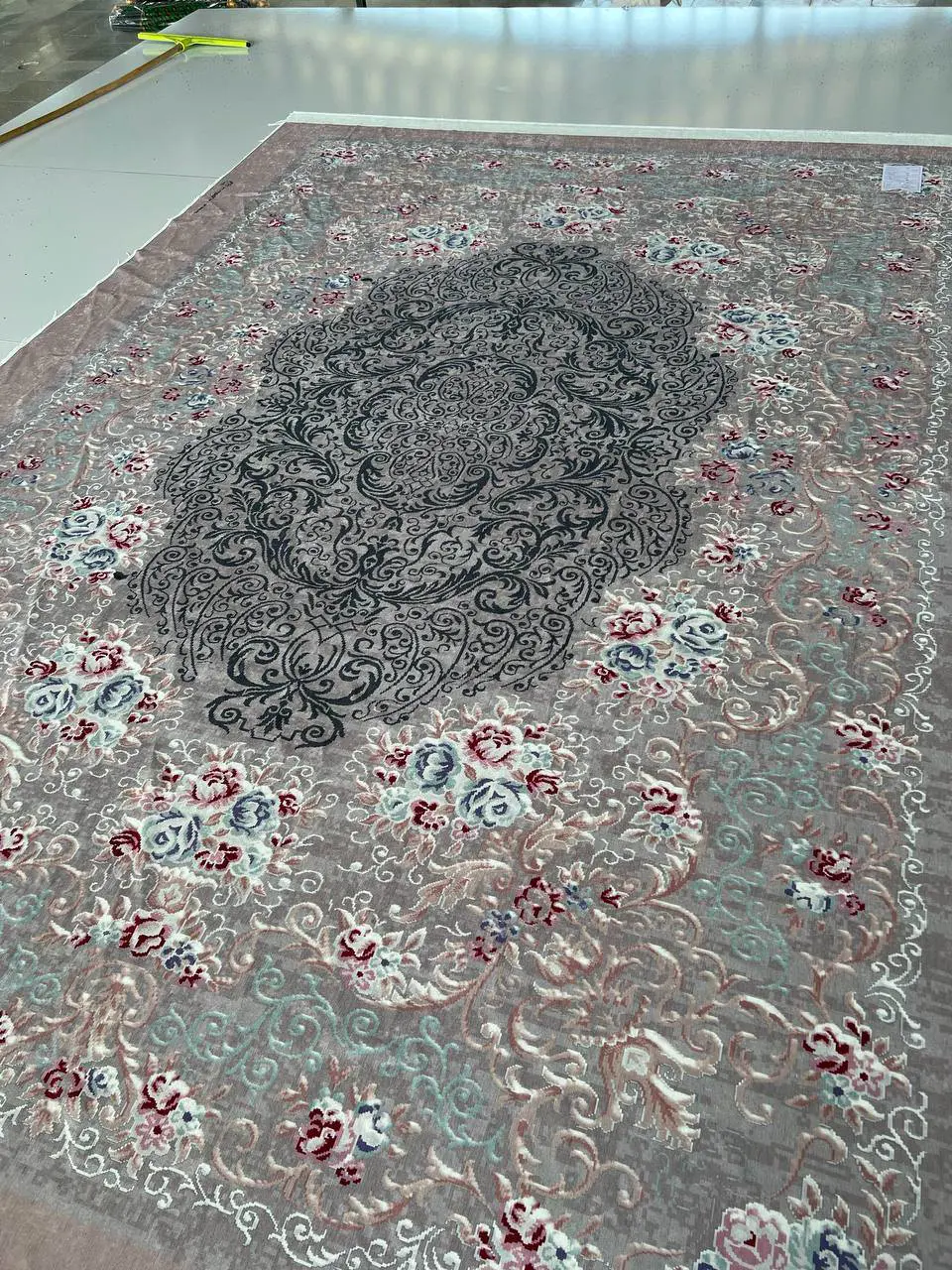 روفرشی کشدار مخمل شانل تراکم بالا (کاور فرش) کد A279 - 1