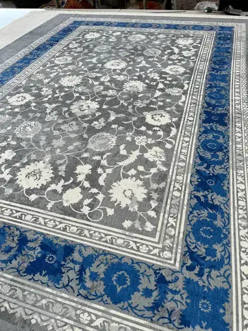 روفرشی کشدار مخمل شانل تراکم بالا (کاور فرش) کد A291 - 1