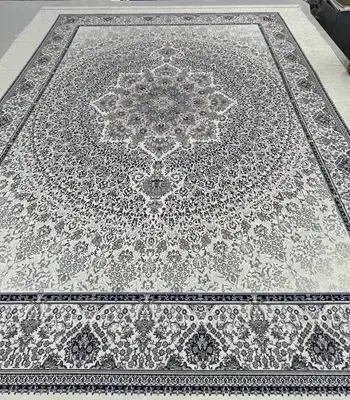 روفرشی کشدار مخمل شانل تراکم بالا (کاور فرش) کد A321 - 1