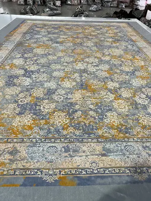 روفرشی کشدار مخمل شانل تراکم بالا (کاور فرش) کد A313 - 1