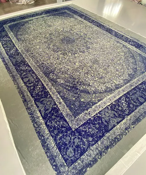 روفرشی کشدار مخمل شانل تراکم بالا (کاور فرش) کد A248 - 1