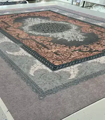 روفرشی کشدار مخمل شانل تراکم بالا (کاور فرش) کد A490 - 1