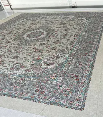 روفرشی کشدار مخمل شانل تراکم بالا (کاور فرش) کد A552 - 1